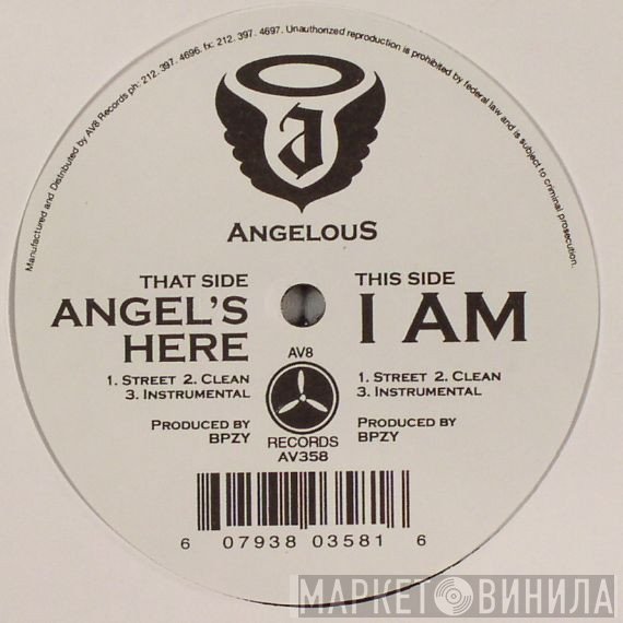 Angelous - Angels's Here / I Am