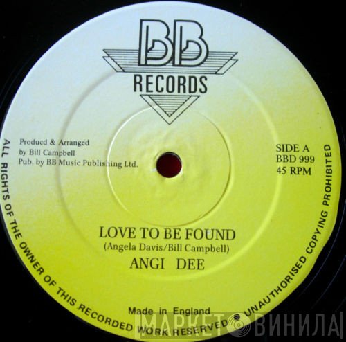 Angi Dee - Love To Be Found