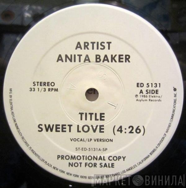 Anita Baker - Sweet Love