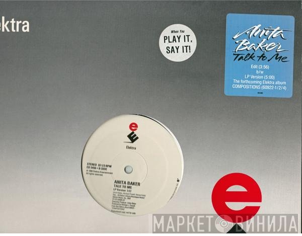 Anita Baker  - Talk To Me