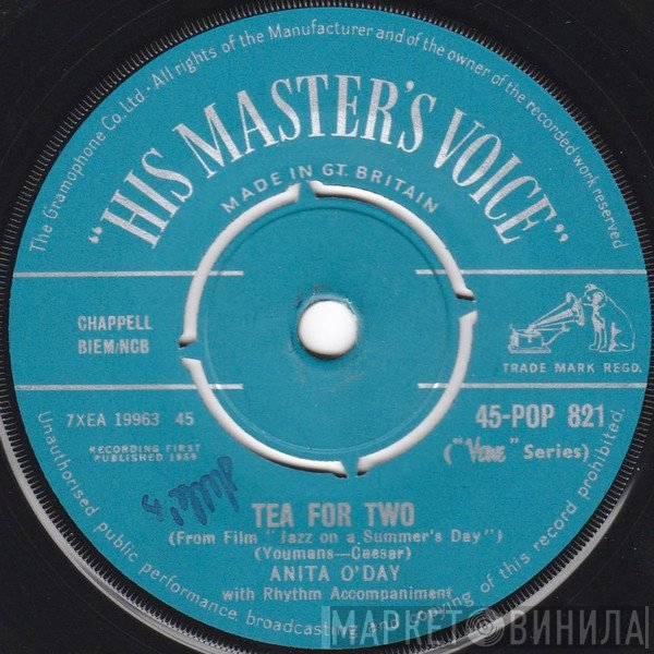 Anita O'Day - Tea For Two / Sweet Georgia Brown