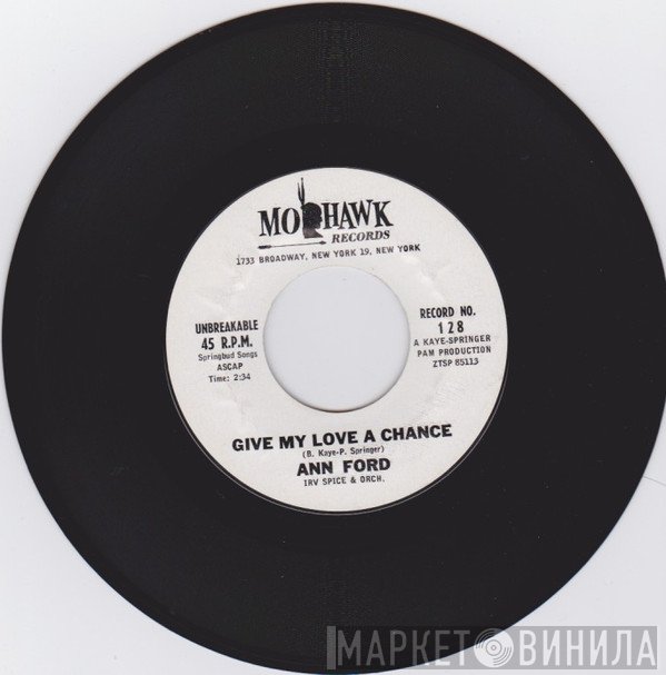 Ann Ford - Mister Humpty Dumpty / Give My Love A Chance
