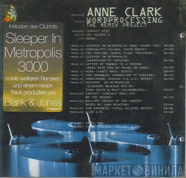 Anne Clark  - Wordprocessing (The Remix Project)