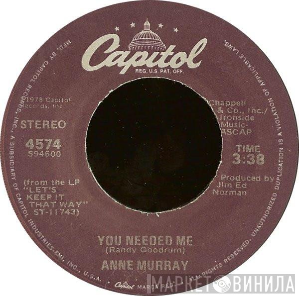 Anne Murray - You Needed Me