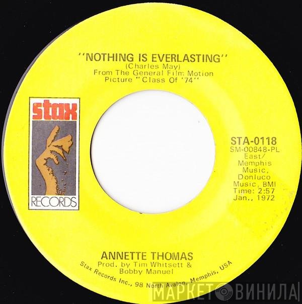 Annette May Thomas - Nothing Is Everlasting