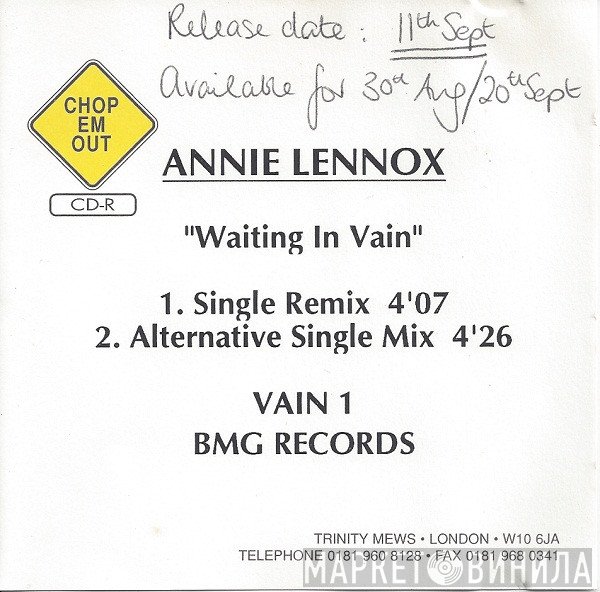 Annie Lennox  - Waiting In Vain