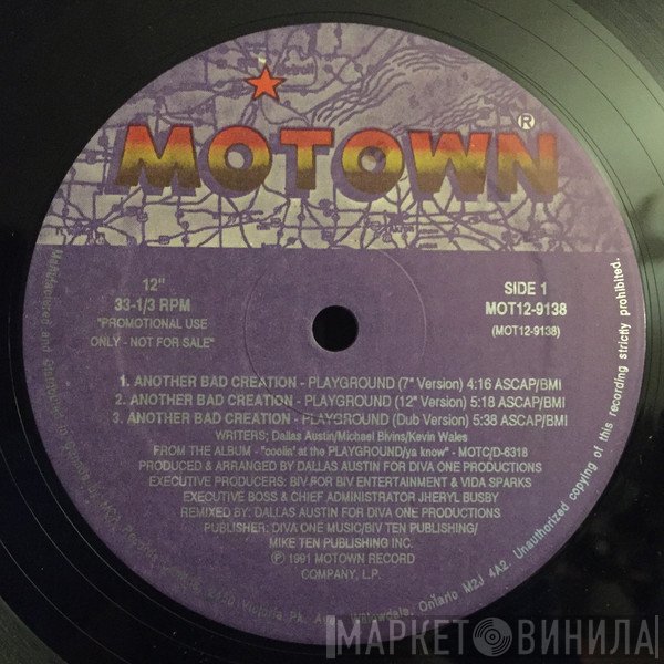 Another Bad Creation, Boyz II Men - Playground / Motownphilly