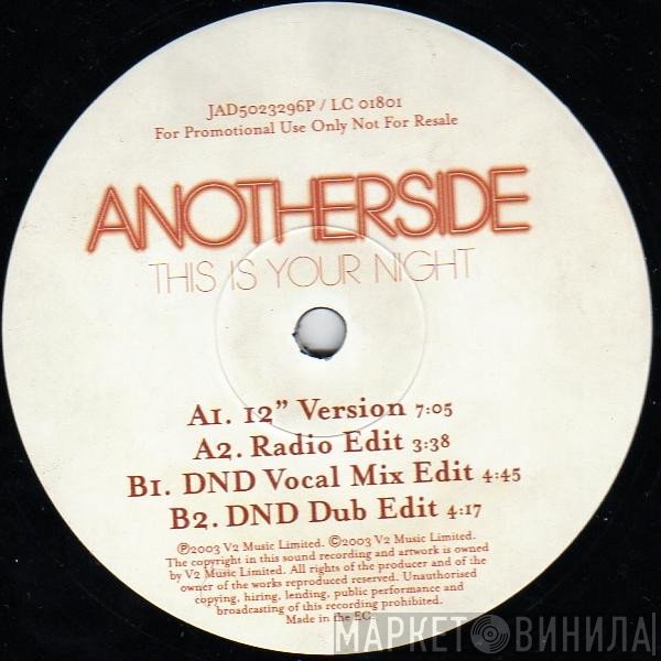Anotherside - This Is Your Night