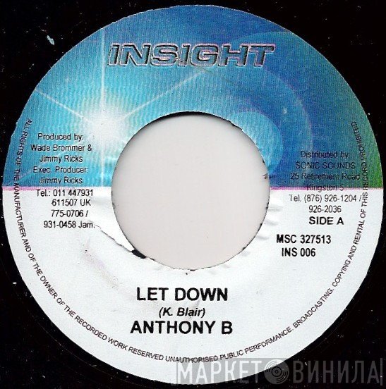 Anthony B - Let Down