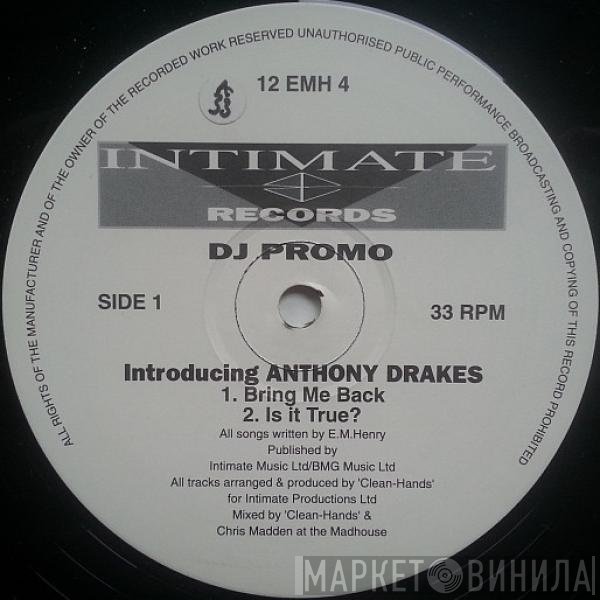 Anthony Drakes - Bring Me Back