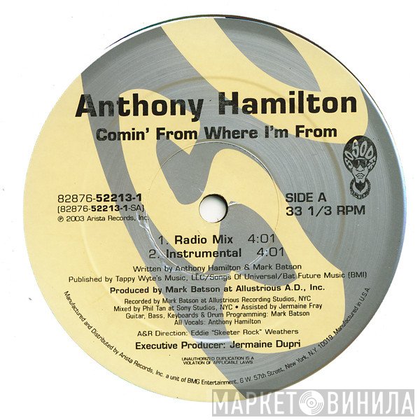 Anthony Hamilton - Comin' From Where I'm From