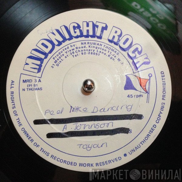 Anthony Johnson, Toyan - Feel Like Dancing