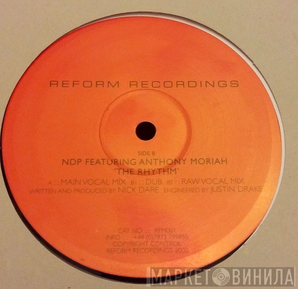 Anthony Moriah, NDP - The Rhythm