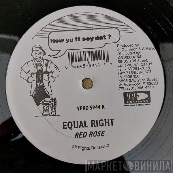 Anthony Red Rose, Anthony Malvo - Equal Rights / Why Oh