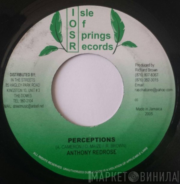 Anthony Red Rose, M'Lonie - Perceptions/Don't U Know