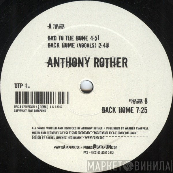 Anthony Rother  - Back Home