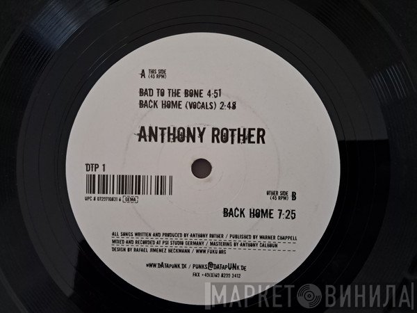 Anthony Rother  - Back Home