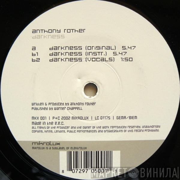 Anthony Rother  - Darkness
