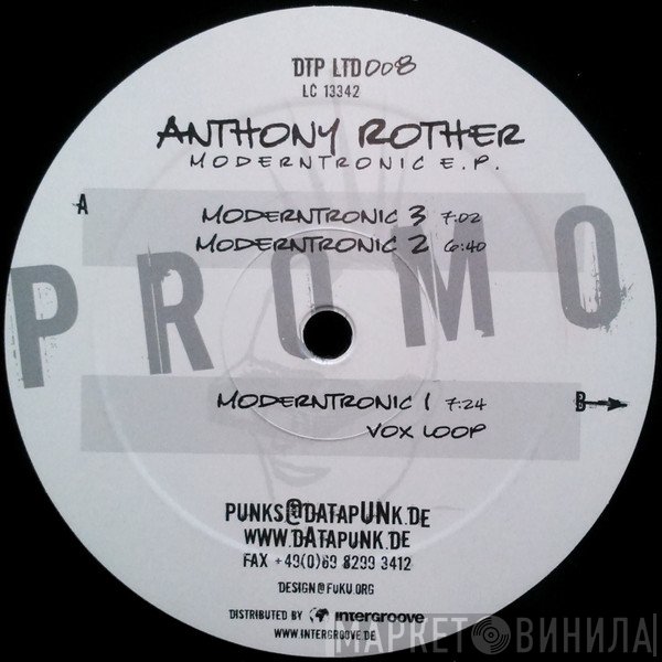 Anthony Rother  - Moderntronic E.P.