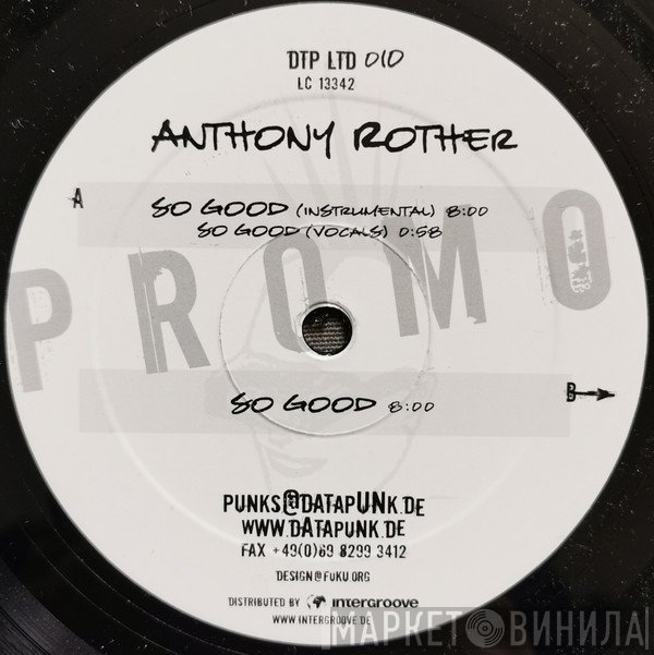 Anthony Rother  - So Good