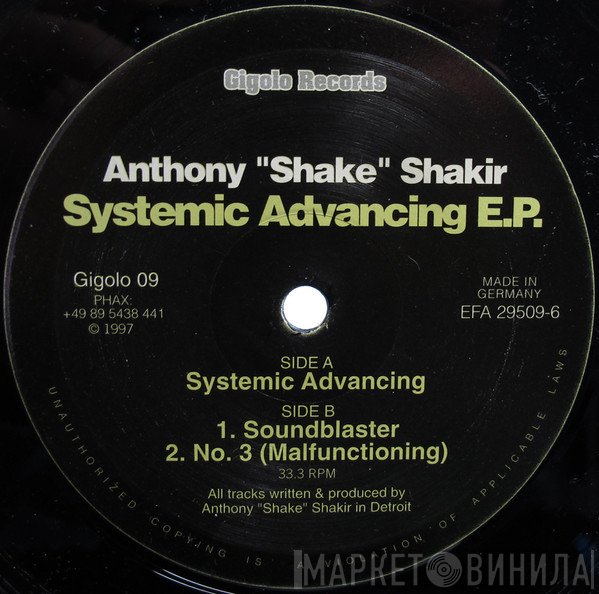 Anthony Shakir - Systemic Advancing E.P.