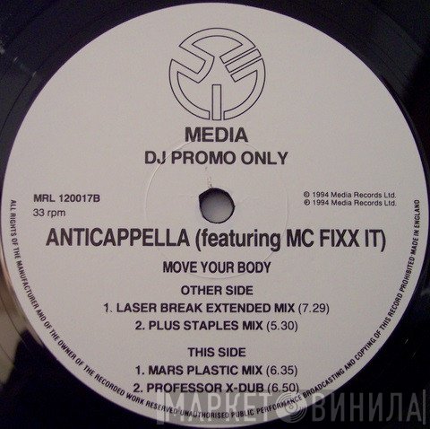 Anticappella Featuring MC Fixx It  - Move Your Body