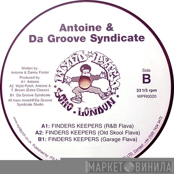 Antoine Stone, Da Groove Syndicate - Finders Keepers