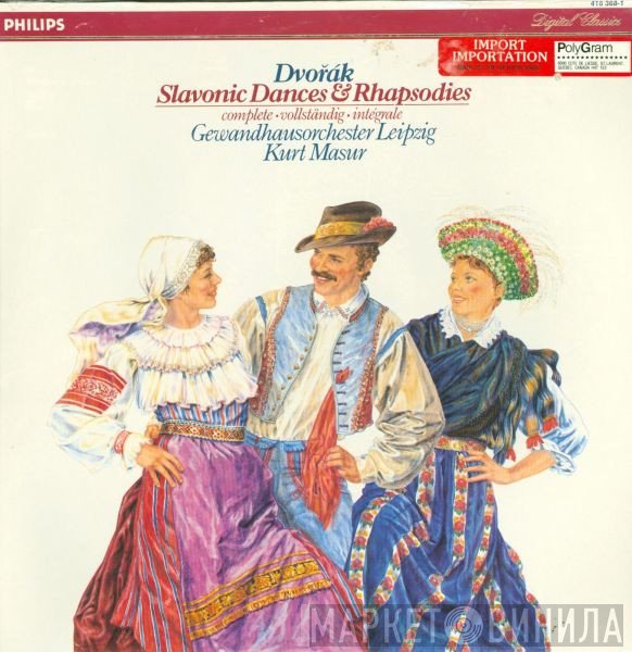 Antonín Dvořák - Gewandhausorchester Leipzig / Kurt Masur  - Slavonic Dances & Rhapsody Complete