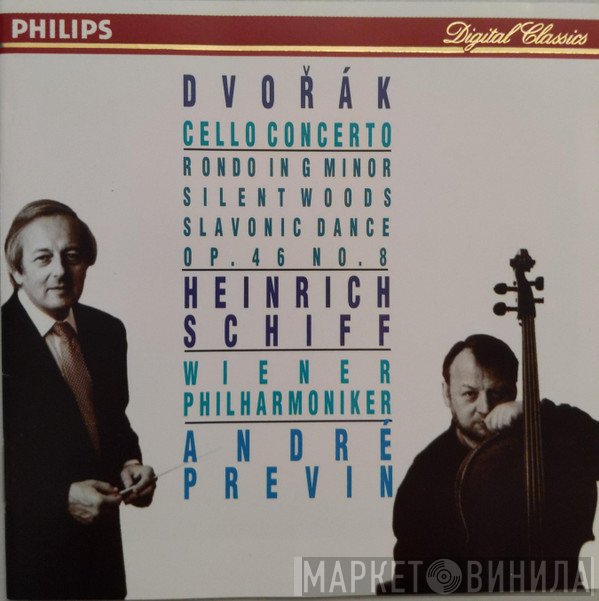 Antonín Dvořák - Heinrich Schiff, Wiener Philharmoniker, André Previn  - Cello Concerto
