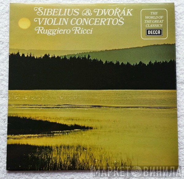 Antonín Dvořák, Jean Sibelius, Ruggiero Ricci - Violin Concertos