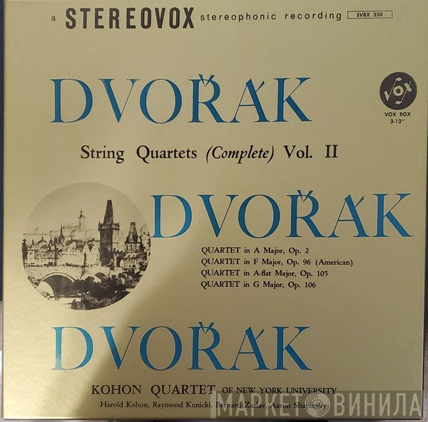 Antonín Dvořák, The Kohon String Quartet  - String Quartets (Complete) Vol. II
