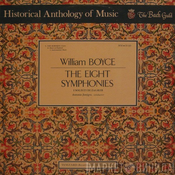 Antonio Janigro, Zagrebački Solisti, William Boyce - The Eight Symphonies