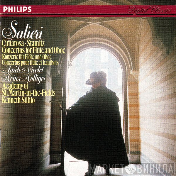 Antonio Salieri / Domenico Cimarosa / Carl Stamitz : Aurèle Nicolet, Heinz Holliger, The Academy Of St. Martin-in-the-Fields, Kenneth Sillito  - Concertos For Flute And Oboe / Konzerte Für Flöte Und Oboe / Concertos Pour Flûte Et Hautbois