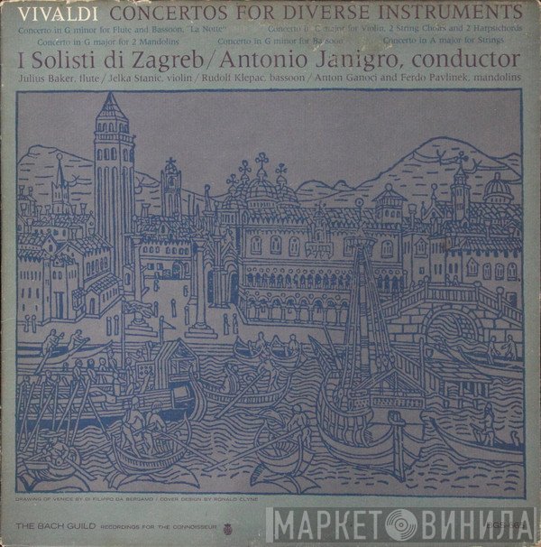 Antonio Vivaldi, Zagrebački Solisti / Antonio Janigro  - Concertos For Diverse Instruments