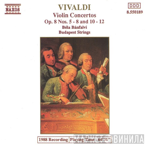 Antonio Vivaldi, Budapest Strings, Bela Banfalvi - Violin Concertos