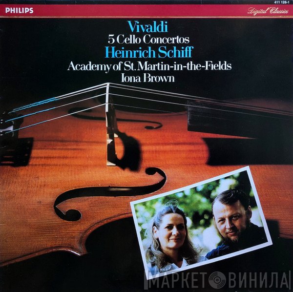 Antonio Vivaldi - Heinrich Schiff, Iona Brown, The Academy Of St. Martin-in-the-Fields  - 5 Cello Concertos
