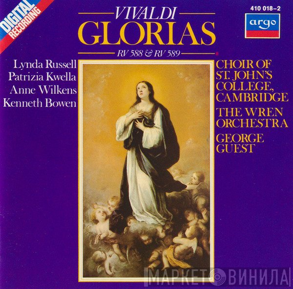 Antonio Vivaldi, Lynda Russell, Patrizia Kwella, Anne Wilkens, Kenneth Bowen, St. John's College Choir, The Wren Orchestra, George Guest   - Glorias (RV 588 & RV 589)