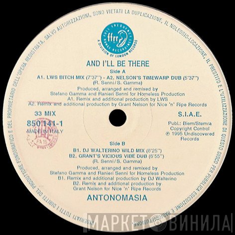 Antonomasia - And I'll Be There