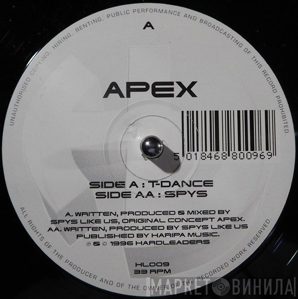 Apex  - T-Dance / Spys