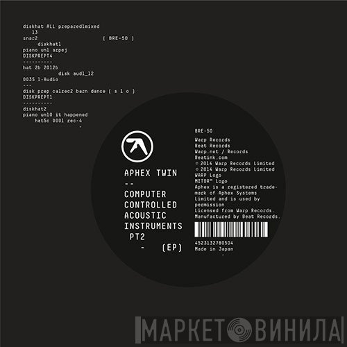 Aphex Twin  - Computer Controlled Acoustic Instruments Pt2 (EP)