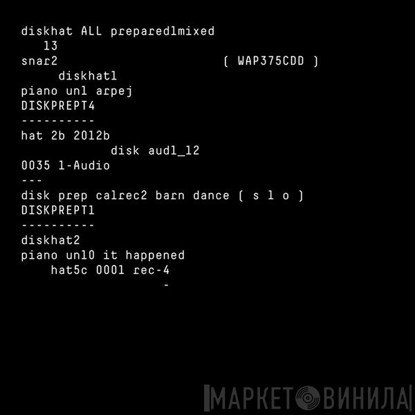 Aphex Twin  - Computer Controlled Acoustic Instruments Pt2 EP