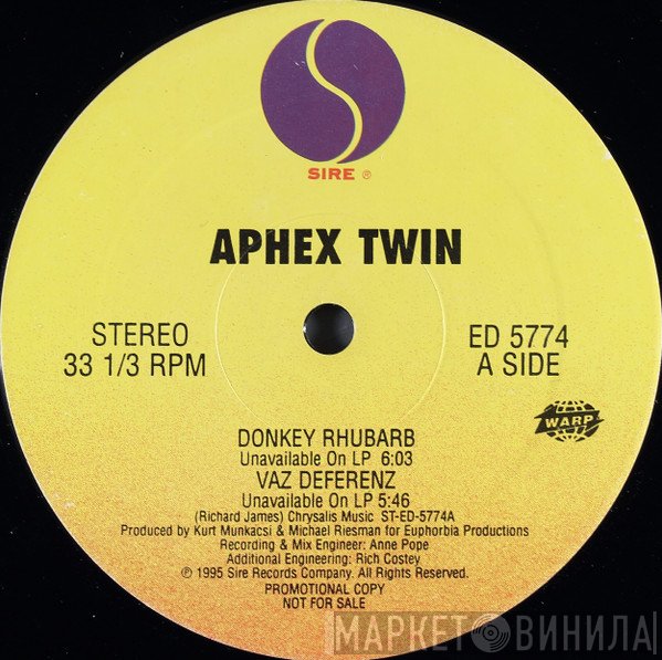Aphex Twin  - Donkey Rhubarb