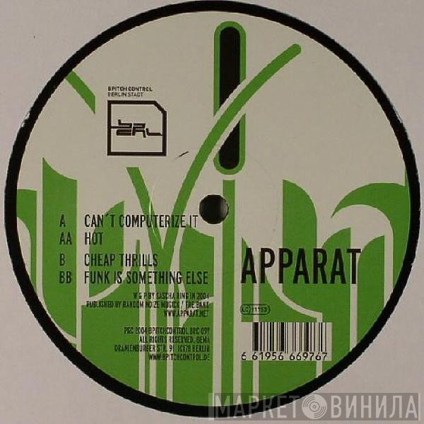 Apparat  - Can't Computerize It