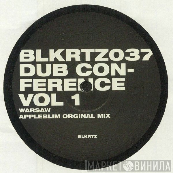Appleblim - Dub Conference Vol 1