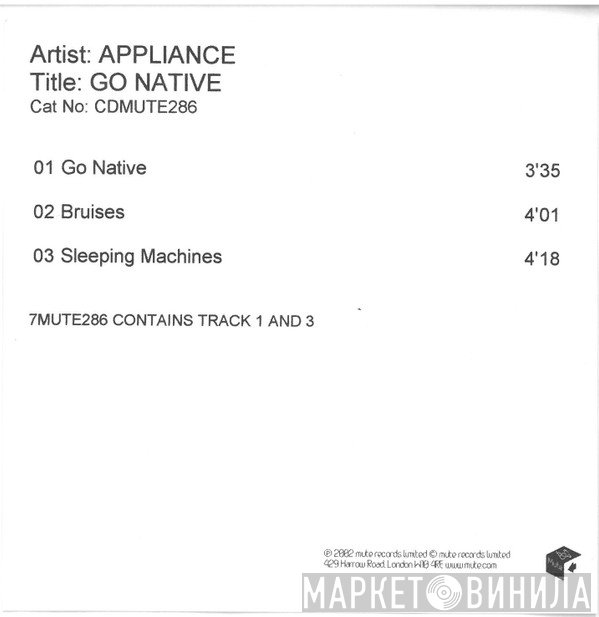 Appliance  - Go Native