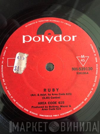 Area Code 615  - Ruby