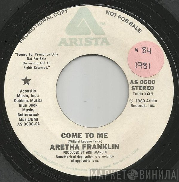 Aretha Franklin  - Come To Me