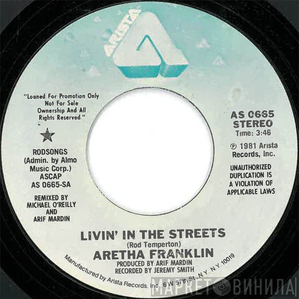 Aretha Franklin  - Livin' In The Streets