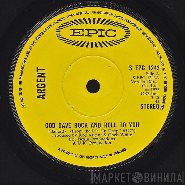 Argent - God Gave Rock And Roll To You