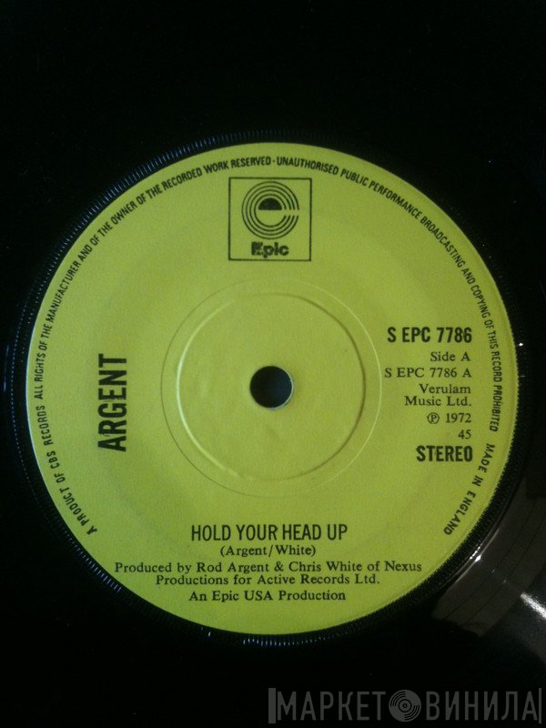 Argent - Hold Your Head Up